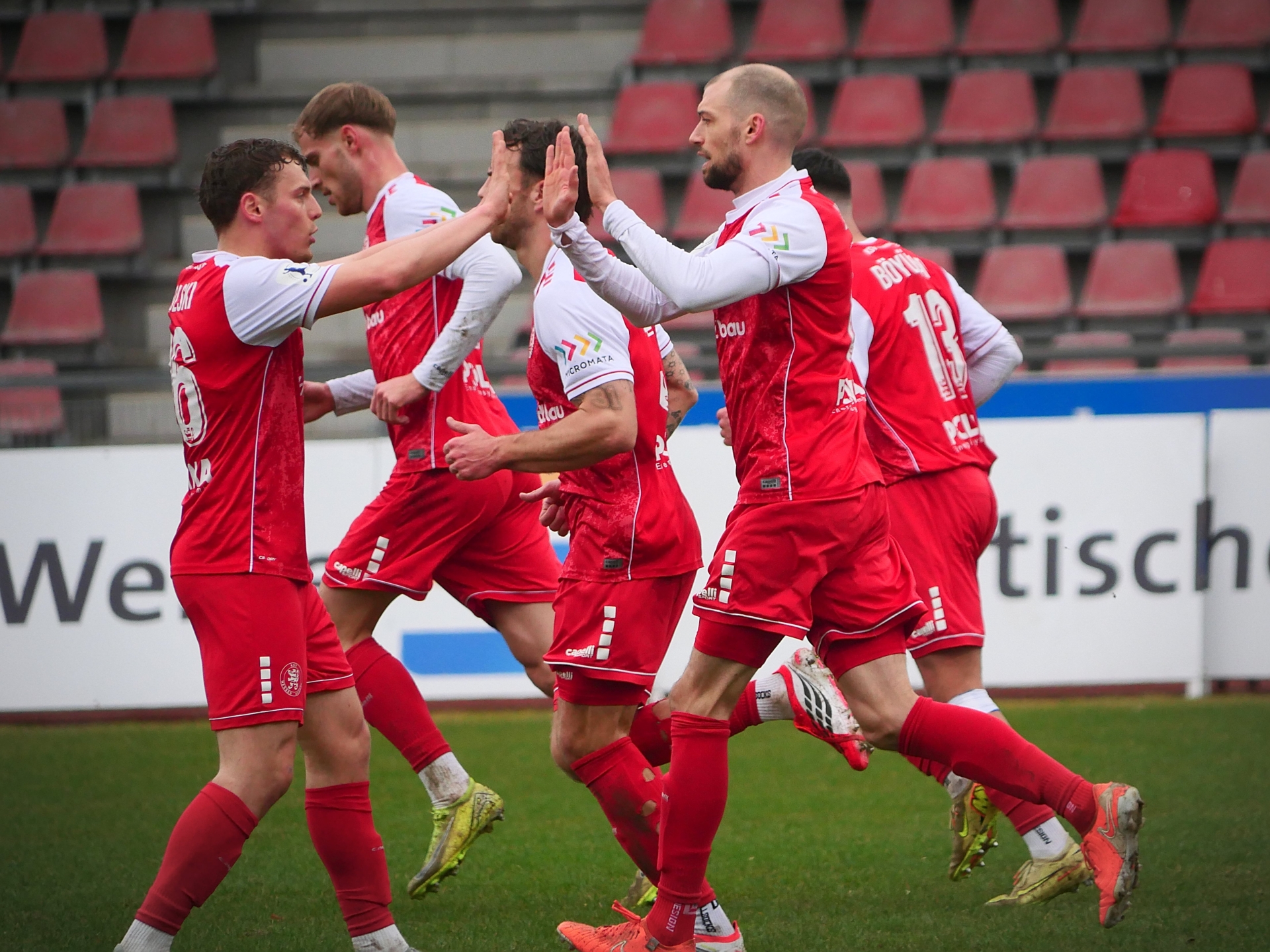  KSV Hessen Kassel, TSV Schott Mainz, Endstand 2:1, Torjubel