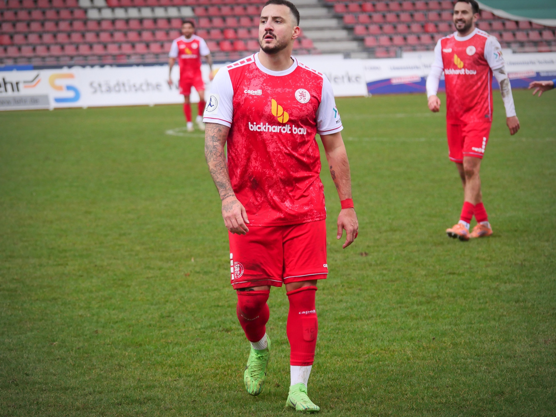 L&ouml;wen spielen auf der Waldau bei den Stuttgarter Kickers