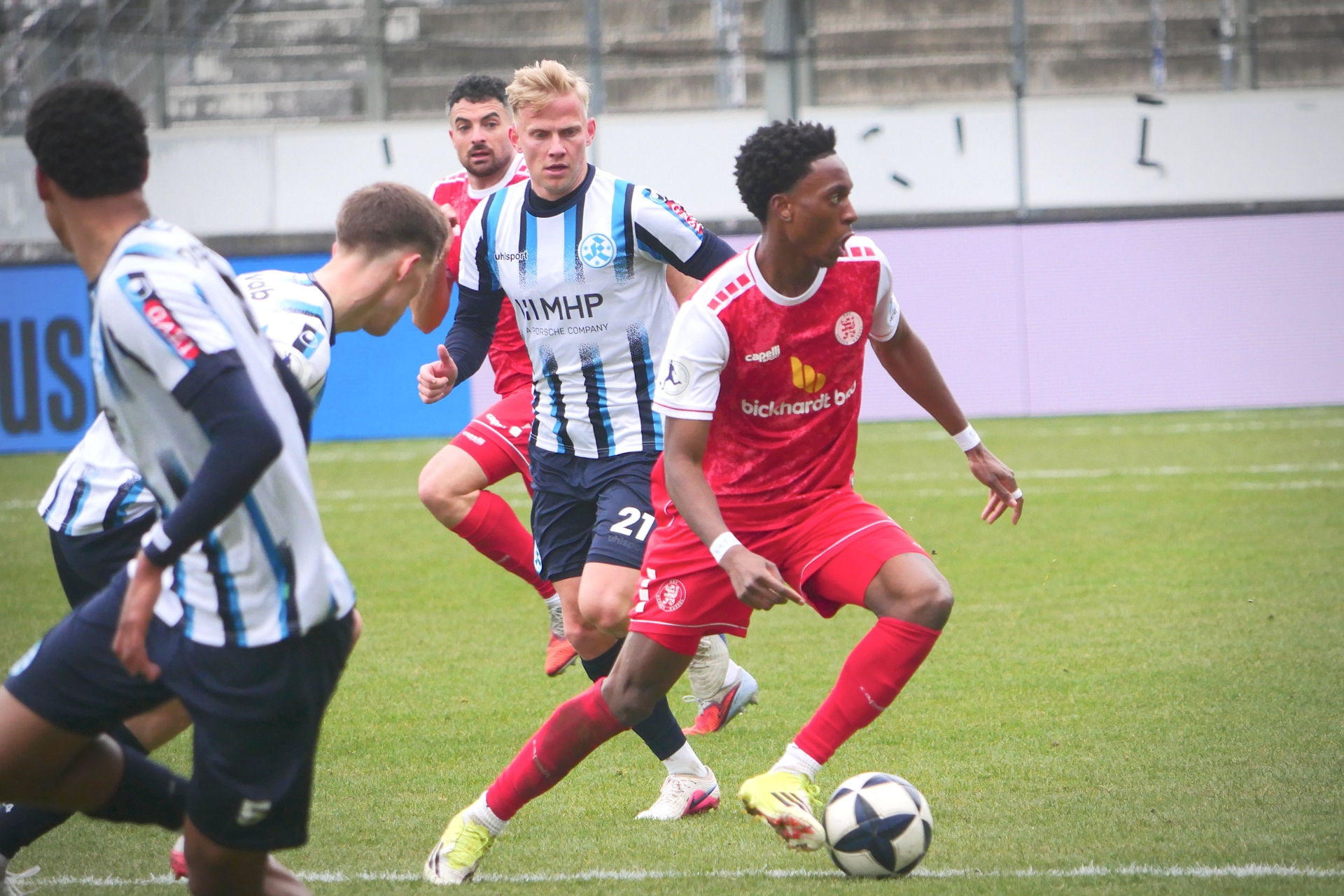 Stuttgarter Kickers, KSV Hessen Kassel, Endstand 0:1, Bonianga