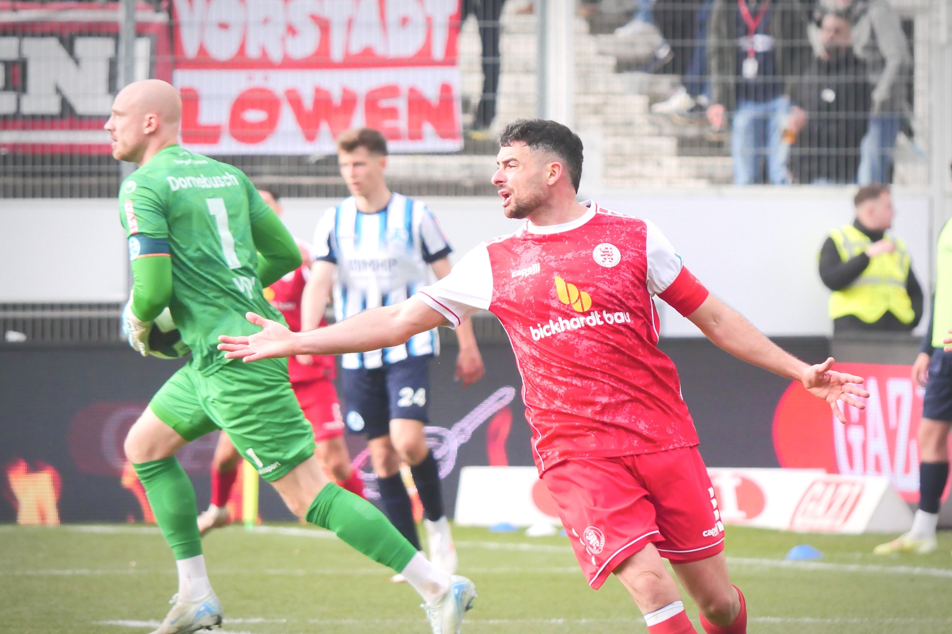 Stuttgarter Kickers, KSV Hessen Kassel, Endstand 0:1, Bravo Sanchez
