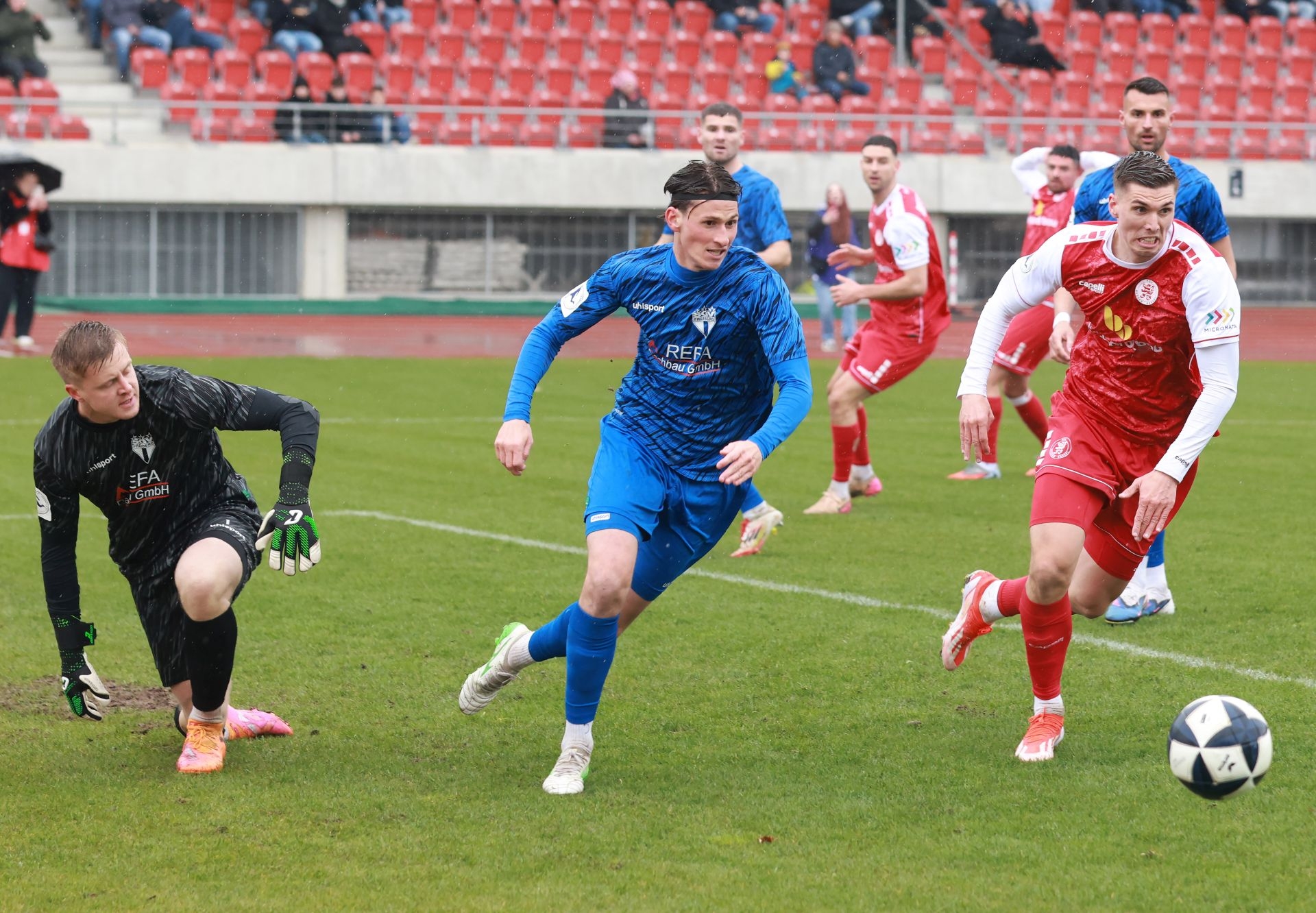 Fu&szlig;ball-Regionalliga,
KSV Hessen gegen Freiberg, 
Jan Dahlke
Benedikt Grawe
Paul Polauke


Foto: Schachtschneider