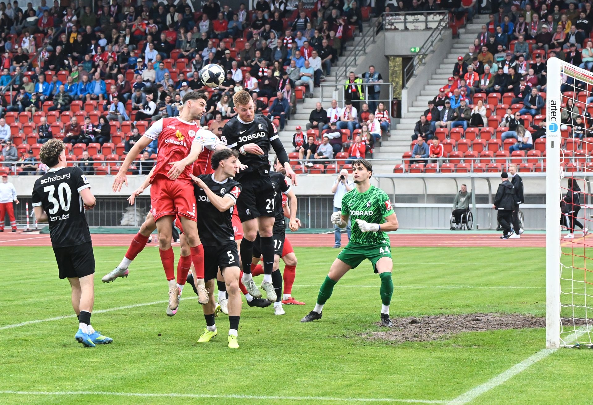 KSV Hessen Kassel, SC Freiburg II, Endstand 2:3