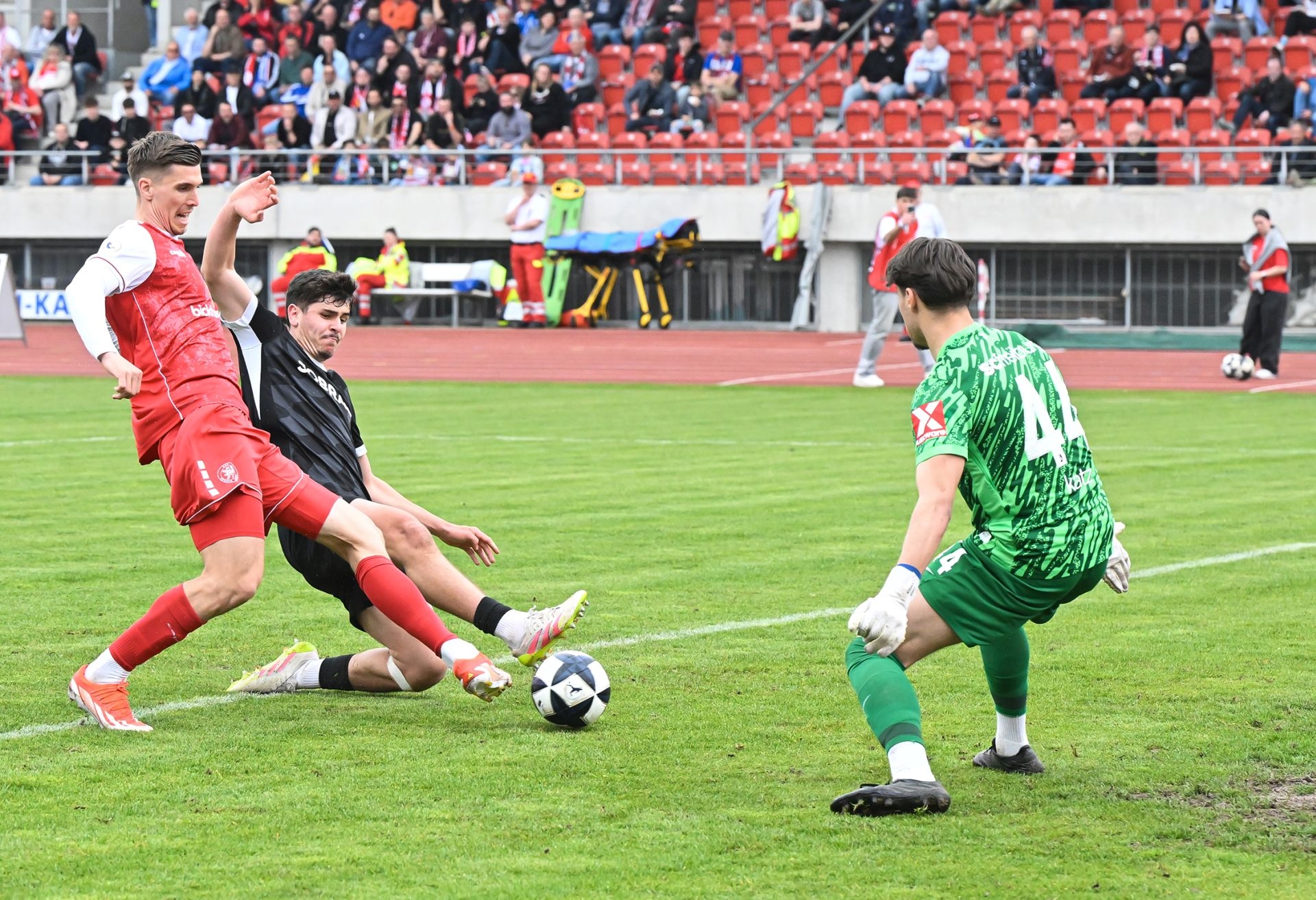 KSV Hessen Kassel, SC Freiburg II, Endstand 2:3
