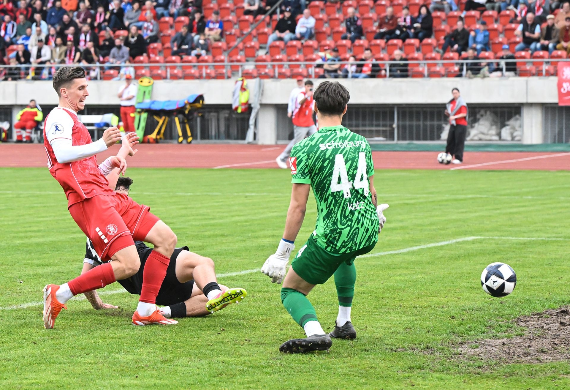 KSV Hessen Kassel, SC Freiburg II, Endstand 2:3