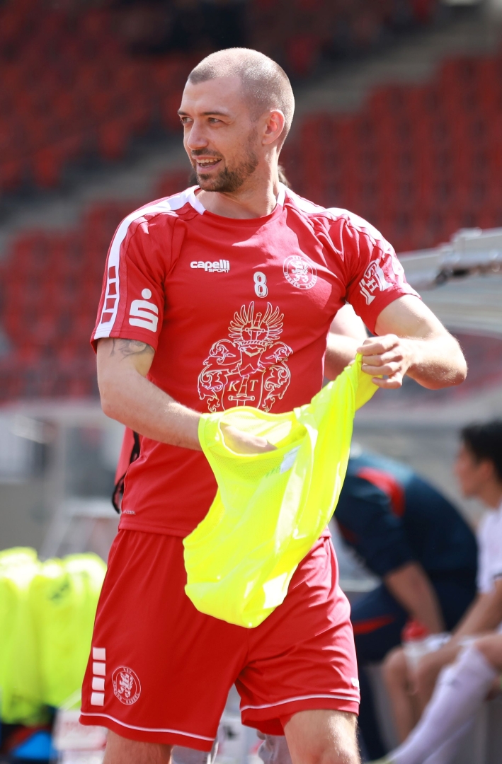 Fu&szlig;ball Regionalliga, KSV Hessen gegen TSV Steinbach,
Frederic Brill,
Foto: Schachtschneider