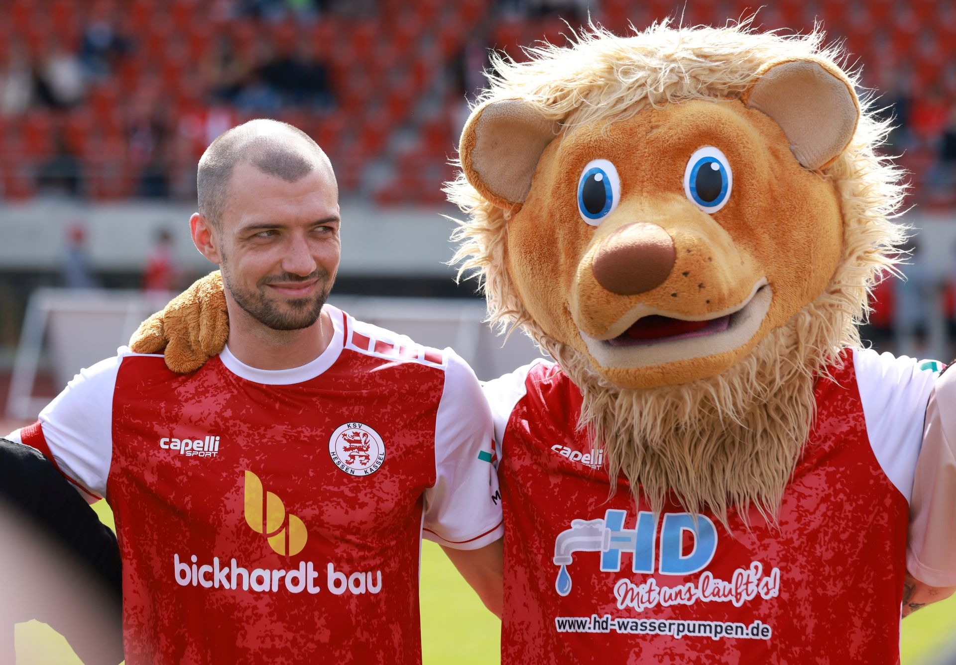 Fu&szlig;ball Regionalliga, KSV Hessen gegen TSV Steinbach,
Frederic Brill,

Foto: Schachtschneider