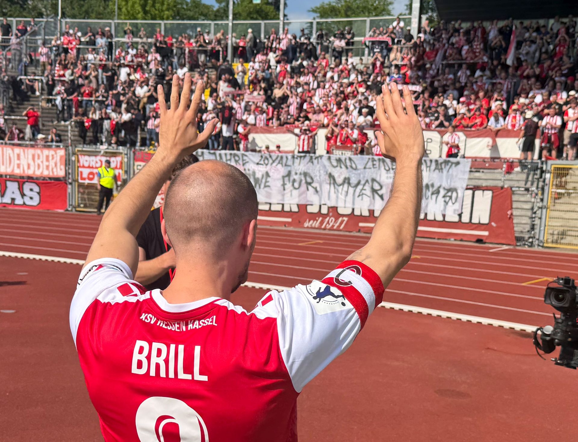 Fu&szlig;ball Regionalliga, KSV Hessen gegen TSV Steinbach,
Frederic Brill,
Foto: Schachtschneider