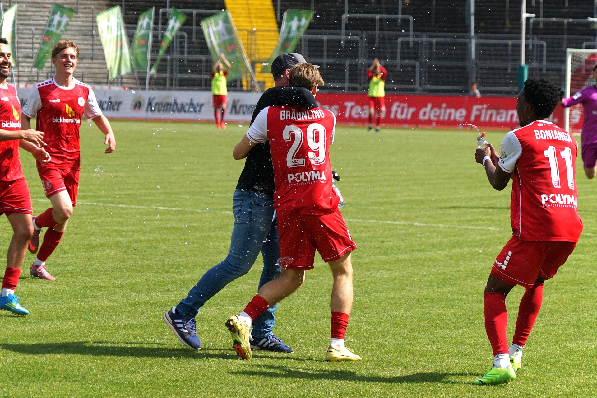 KSV Hessen Kassel - TSV Steinbach Haiger, Bräunling, Torjubel