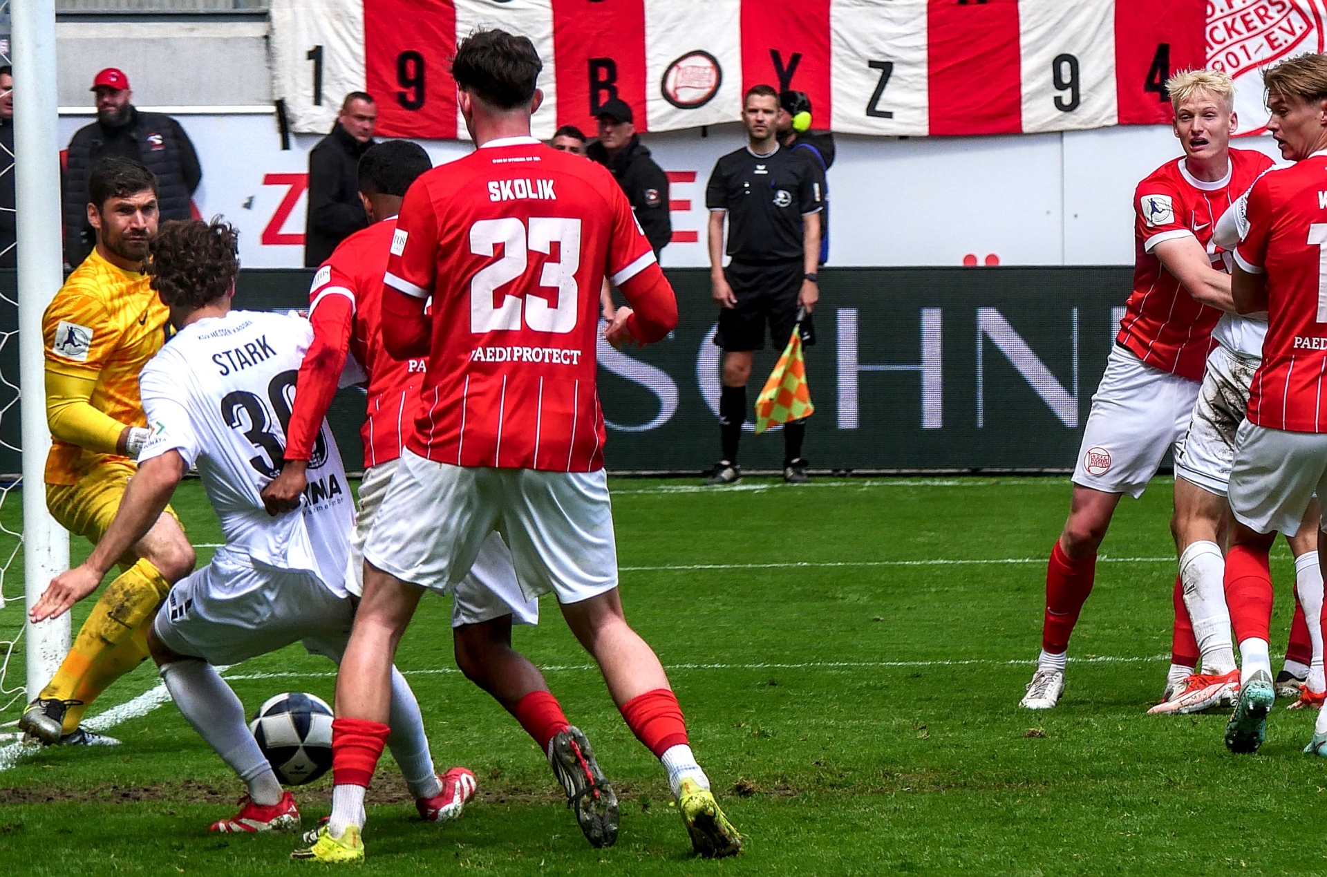 Kickers Offenbach - KSV Hessen Kassel, Stark, Tor 3:1