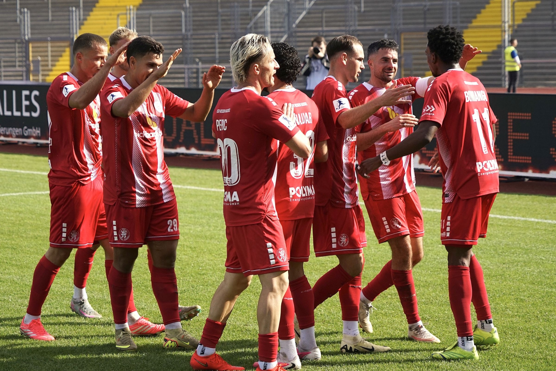 KSV Hessen Kassel - SSV Ulm 1846, Torjubel
