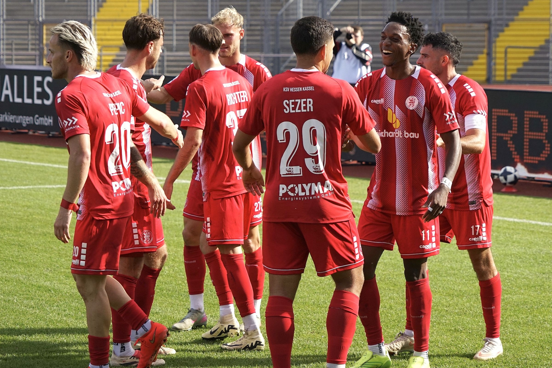 KSV Hessen Kassel - SSV Ulm 1846, Bonianga, Torjubel